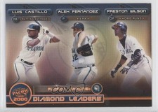 2000 Pacific Diamond Leaders Luis Castillo Alex Fernandez Preston Wilson #20 s7f