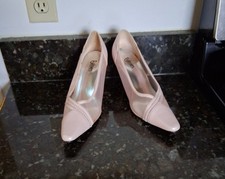 Salsero Dana Pink Laced Wedding Bridal Shoes US 9M