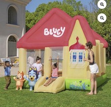 Bluey s Kids Inflatable Mega Bouncy House with Slide and Blower