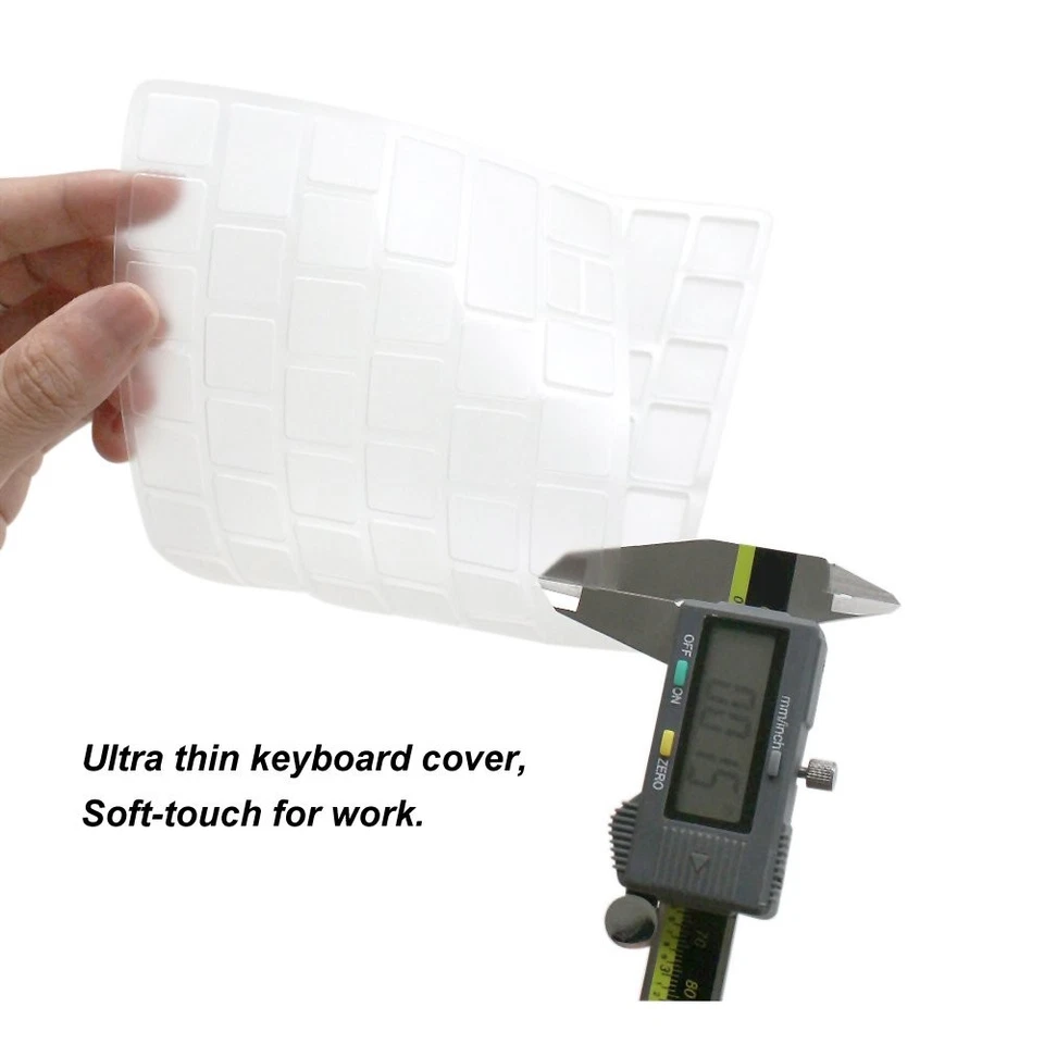 Ultra Thin Silicone Keyboard Protector Cover Skin for Apple Magic Keyboard - Image 4 of 4