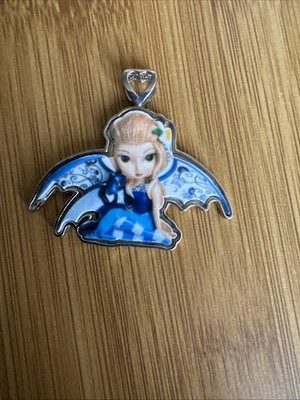 Jasmine Becket-Griffith Blue Willow Beauty Fairy Collection Necklace Charm