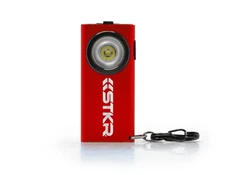 Striker 14264 Ultra-Bright Keychain Flashlight 400 Lumens Red