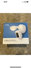 Ring Floodlight Cam Wired Plus - NEXT DAY SHIP - 1080p HD White Brand New