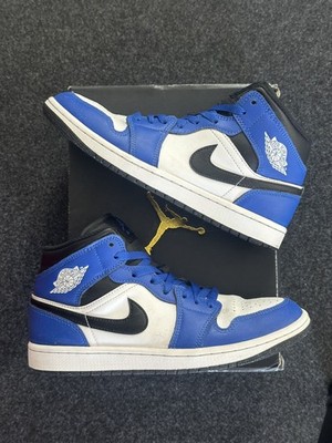 Nike Jordan 1 Mid 42 Blau Weiß Schwarz OVP