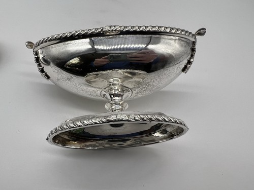 VTG 800 Silver Fornari Roma Italian Lidded Silver Sauce Tureen 274 Grams - Picture 11 of 19