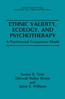 Forrest B. Tyler (U. A.) | Ethnic Validity, Ecology, And Psychotherapy | Buch