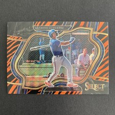 Anthony Gutierrez 2023 Panini Select Diamond Level SSP Tiger Stripe Prizm #300