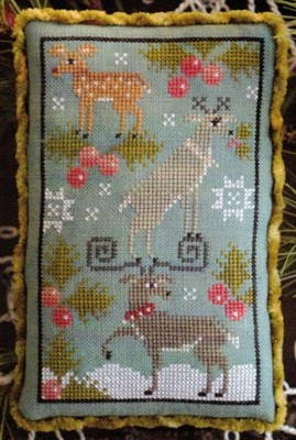Plum Street Samplers Counted Cross Stitch Pattern ~ Rack Stack ~