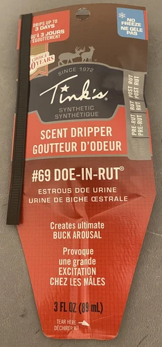 NEW Tink's Game Scent Dripper#69 Doe in Pre Rut 3 oz Buck Hunting