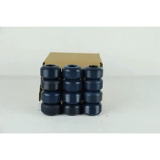 Blemished Box of 50mm Blank Blue Skateboard Wheels - 12 Wheels in Box