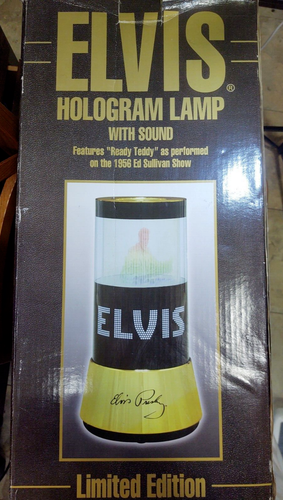 Vintage Rabbit Tanaka ELVIS Hologram Sound & Motion Lamp Limited Ed. # 2003 COA - Picture 2 of 22