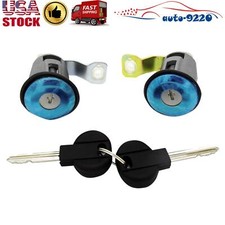 2x Door Lock Set Barrel Keys Fit For Citroen Berlingo Xsara Peugeot Partner New