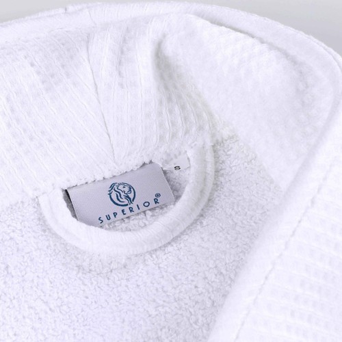 Albornoz largo unisex de gran tamaño de algodón tejido waffle nido de abeja para adultos - Imagen 76 de 77