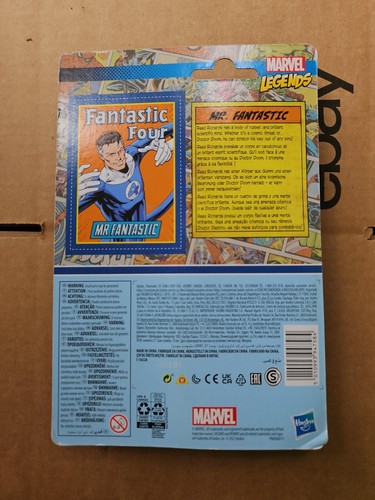 Marvel Legends Retro Mr. Fantastic 3.75" Action Figure - Fantastic Four - Kenner - Picture 4 of 5