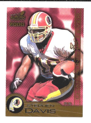 2000 Pacific Aurora Stephen Davis Redskins Championship Fever #20 NRMT