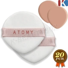 ATOMY Water-drop Shape Cushion Puff 20EA Air Puff Sponges Makeup Tool K-Beauty