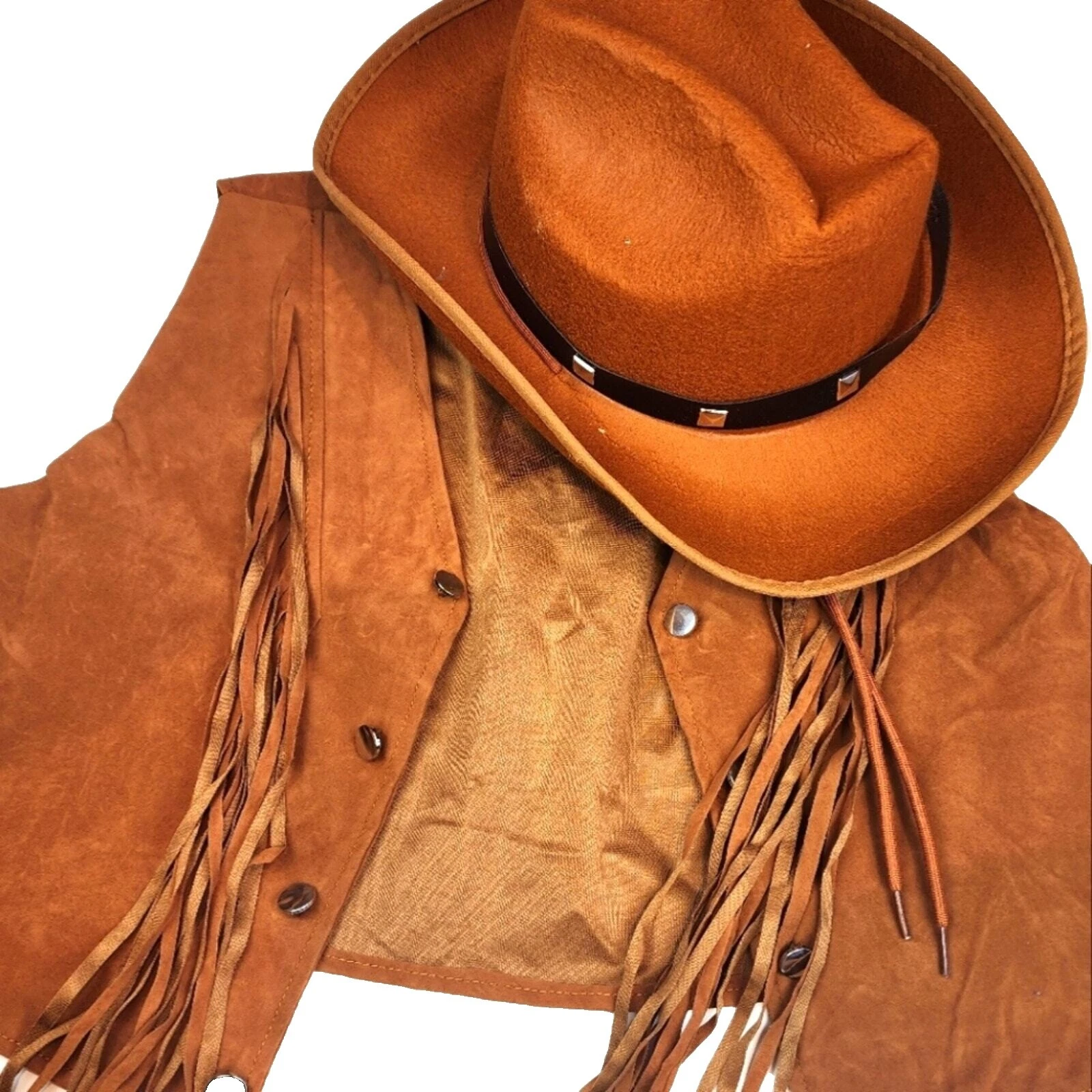 Жилет из искусственной замши ковбойский и вестерн костюмы