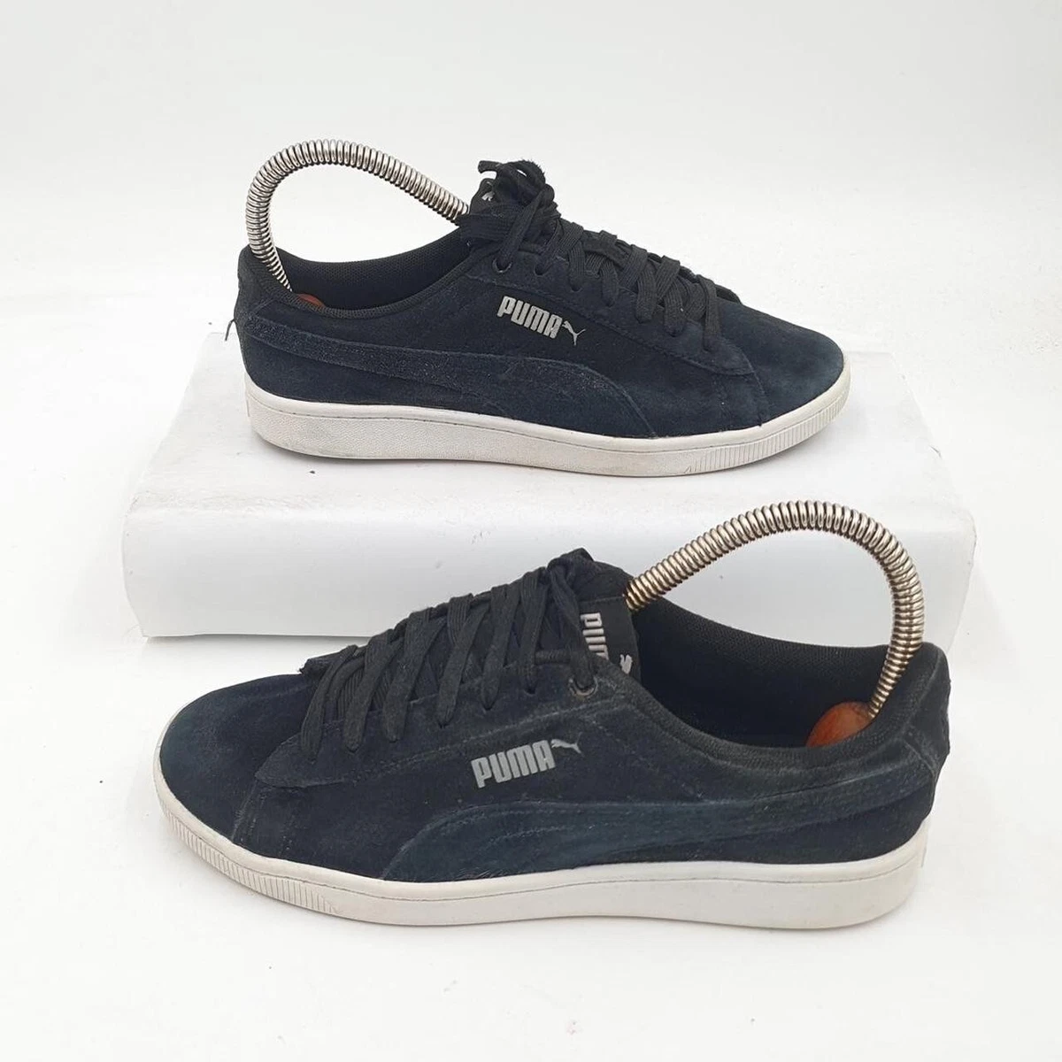 Puma Smash Trainer Black Womens UK3.5 Vietnam 2020 373165 01 Sneaker Retro Shoe