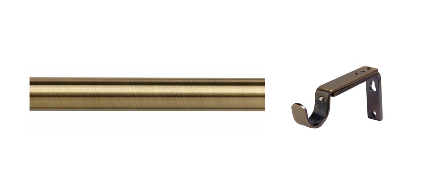 28mm Curtain pole Set for eyelet curtains, Pole set, no Finials, 120560cm wide eBay