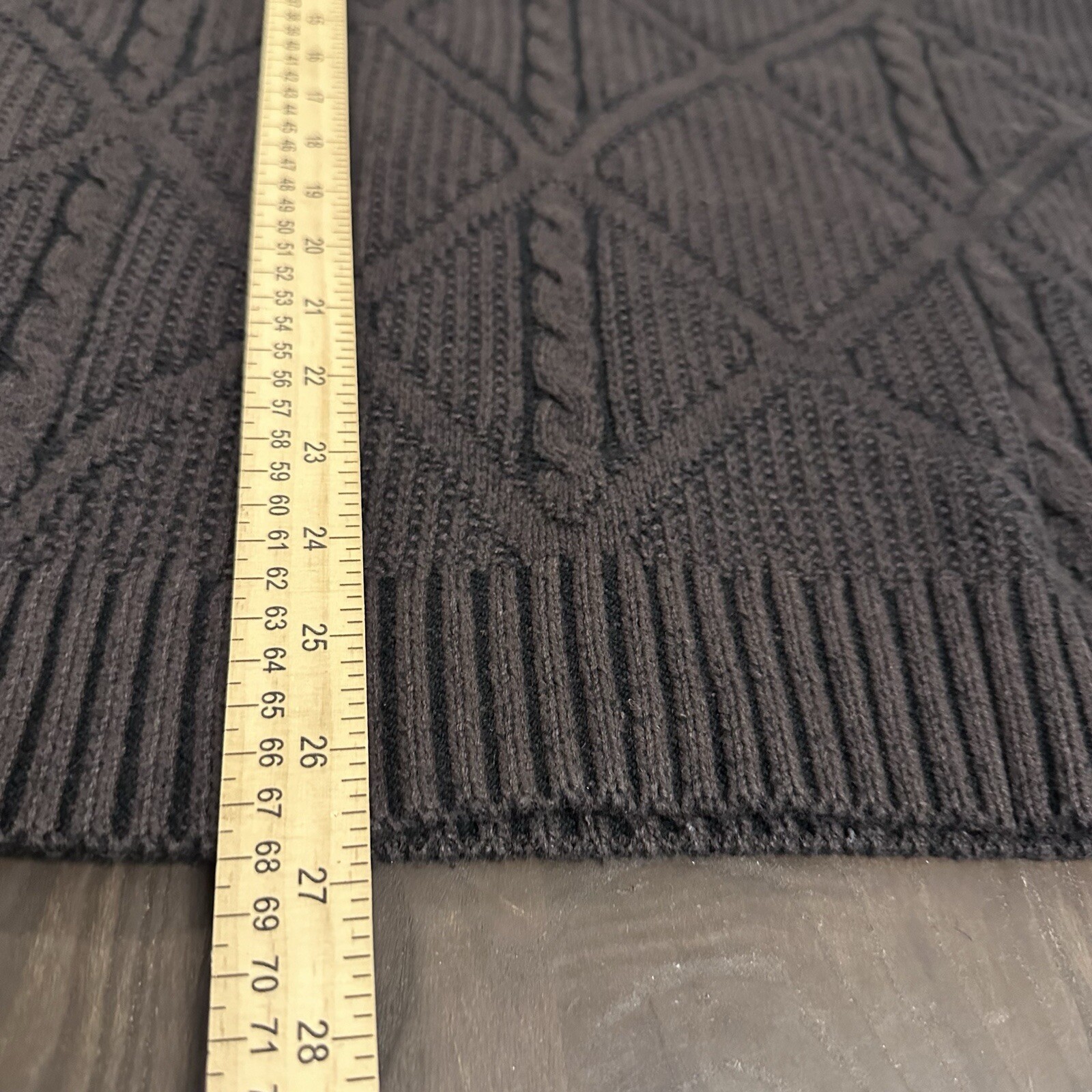 Method Shawl Collar Toggle Button Cable Knit Swea… - image 6