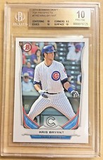 KRIS BRYANT Rockies 2014 Bowman Draft Top Prospects rookie BGS 10 PRISTINE