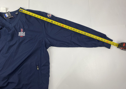 NWT Antigua Men’s Blue 2007 World Series Boston Red Sox Champs Windbreaker Sz XL - Picture 9 of 12