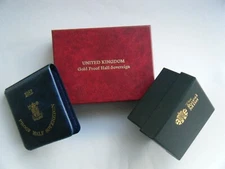 Empty Royal Mint Proof Half Sovereign Boxes - Choose your type