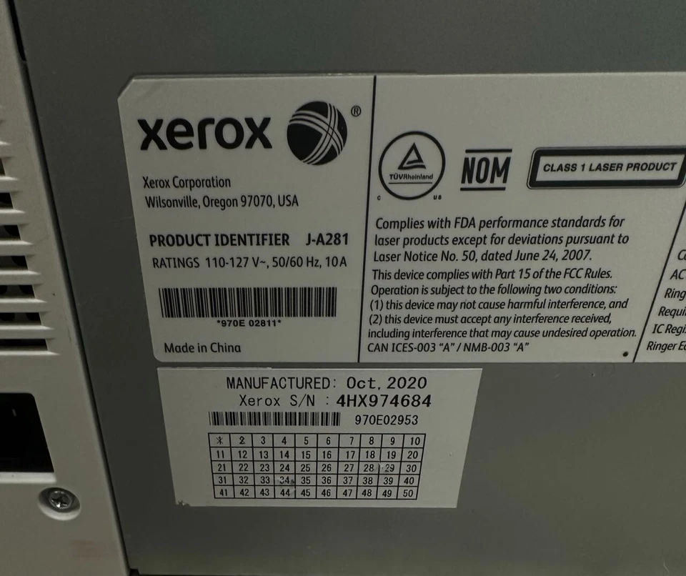 Xerox VersaLink C405 Laser Color MultiFunction Printer with Toner Low Counter - Image 4 of 4