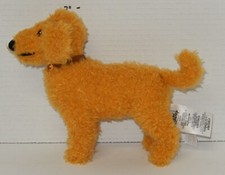 Disney Store Fancy Nancy Frenchy Dog Plush 7" Stuffed Animal Toy Sewn Eyes