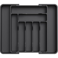 Silverware Drawer Organizer, Expandable Utensil Organizer for Kitchen Drawers