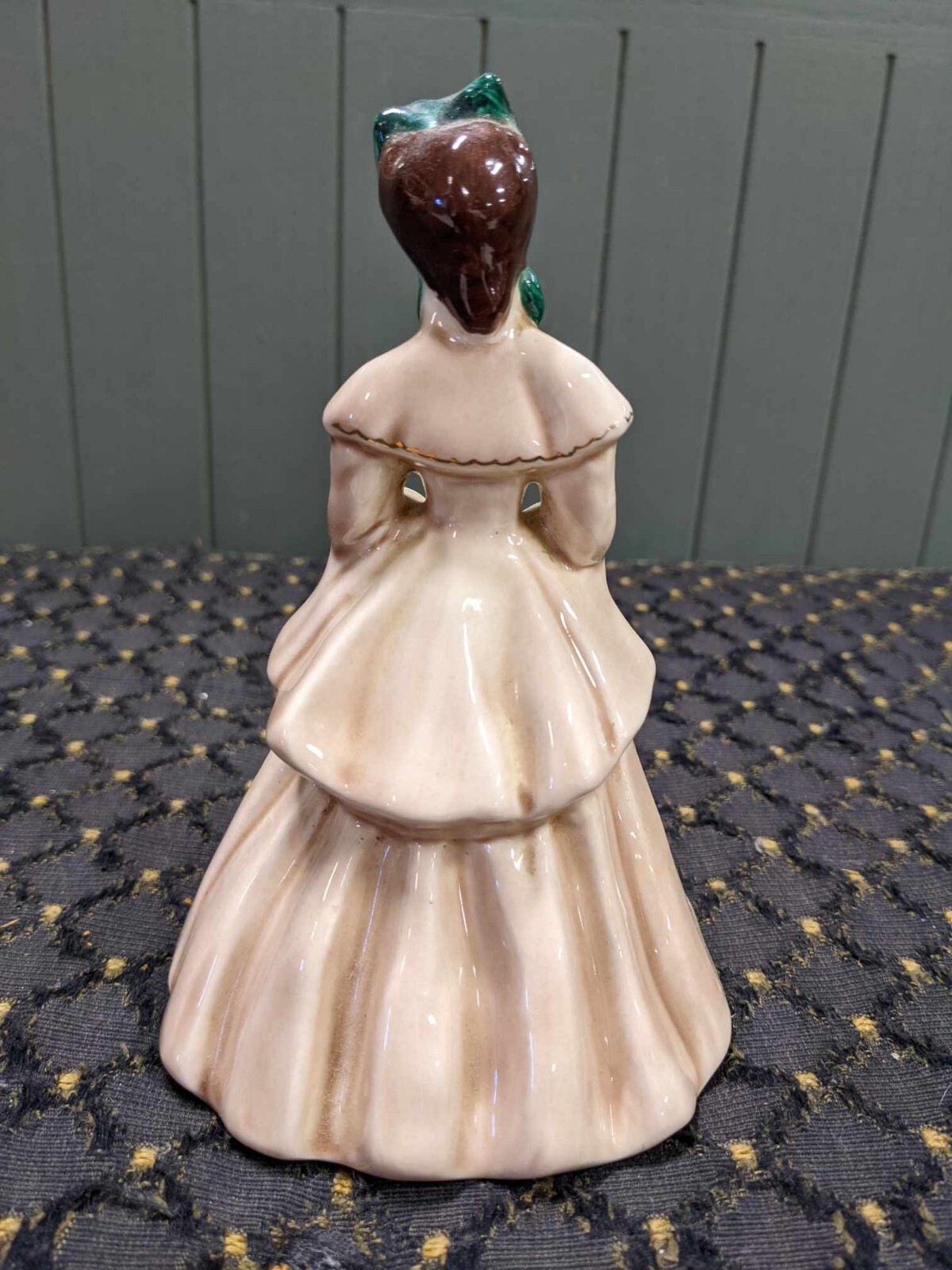 Vintage 6" Florence Ceramics ELAINE Figurine 22kt Gold Pasadena