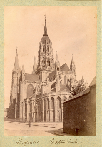 Tirage Albuminé Ancien - Normandie, Route De Bayeux Vers Saint-Lô - Circa 1900