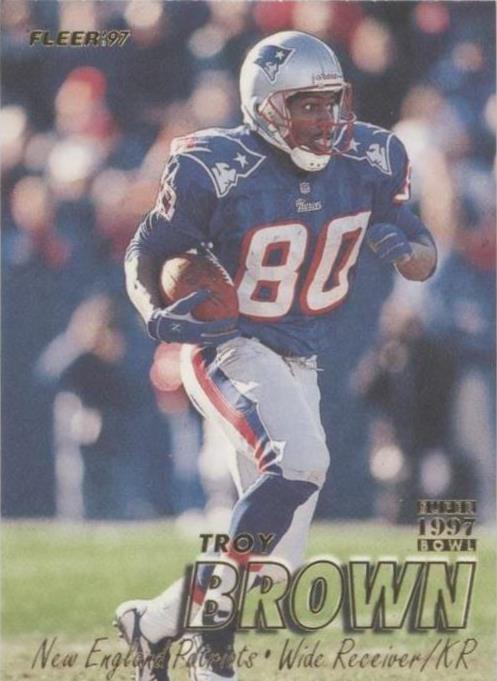 1997 Fleer Troy Brown #273 - 1 of 2