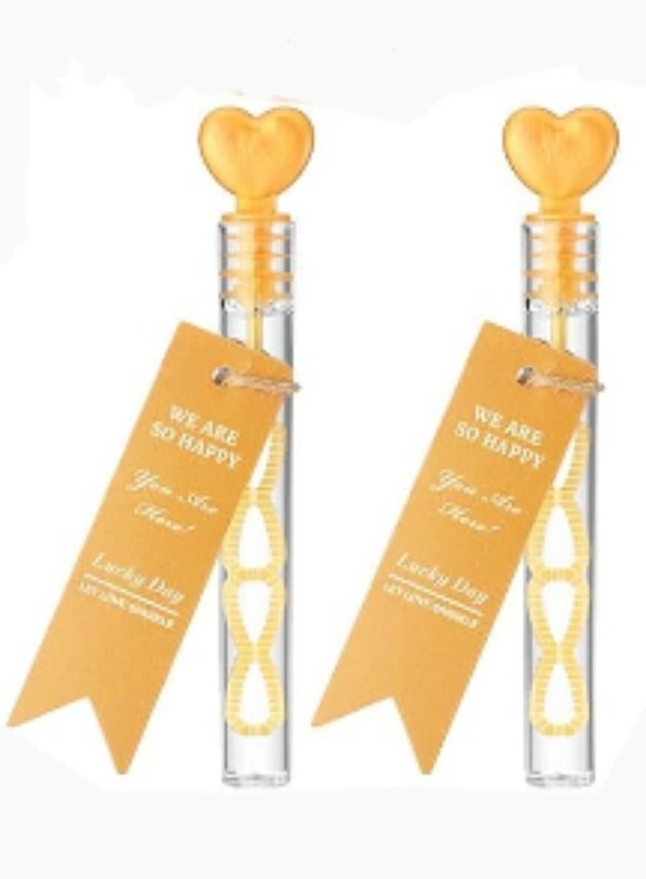 Bubble Wand 200 Pcs Mini Bubble Wand Bulk Gold Color Bubble Party Favors Wedding