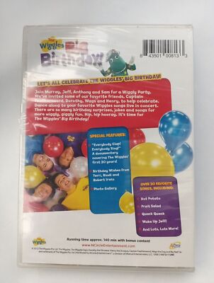 The Wiggles: Big Birthday! DVD, NEW! Sing, Dance, Parties 30 Songs