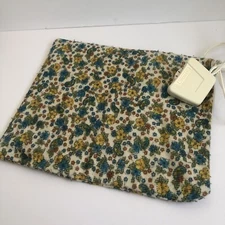 VINTAGE Therma-dial Electric Heating Pad. 70s Flower Power Works Great