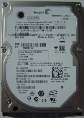 ST9120823AS Seagate 120GB SATA 2.5'' 9.5MM Hard Drive Tested Good Our Drives Work