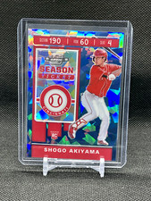Shogo Akiyama 2020 Panini Chronicles Contenders Optic Blue Ice /99 #26 Rookie RC