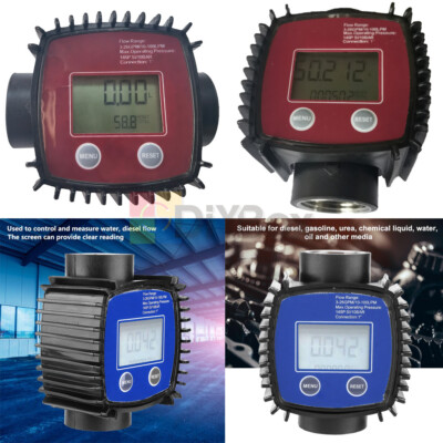 Digital Display High Accuracy Water Diesel Flow Meter Flowmeter Internal Thread