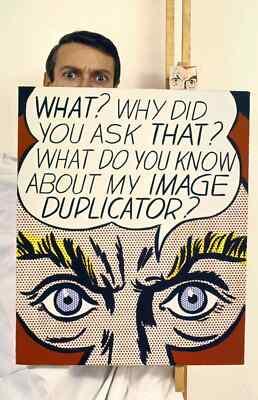 Image Duplicator/ロイ リキテンスタイン/ポスター ROY LICHTENSTEIN 'Image Duplicator' Moderna Museet Exhibition