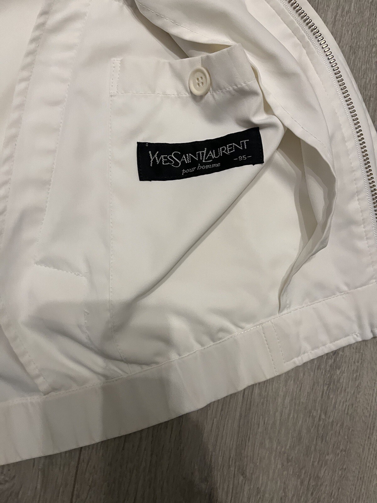 Yves Saint Laurent YSL Giacca Harrington Vintage Uomo Small