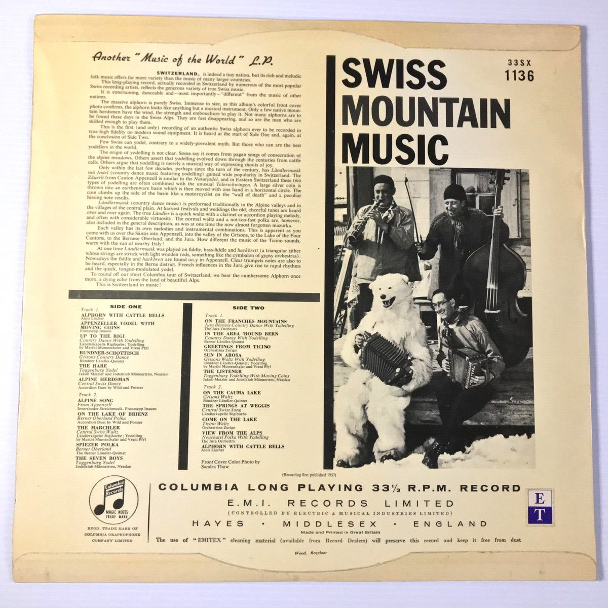 Swiss Mountain Music featuring Hi-Fi Alphorns, Bells and Yodelling