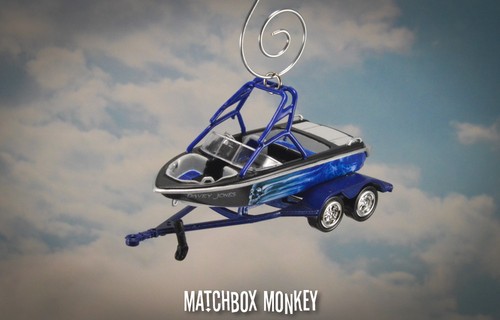 Waterski Wakebord Boat Custom Christmas Ornament Mastercraft Moomba Supra Action - Picture 8 of 9