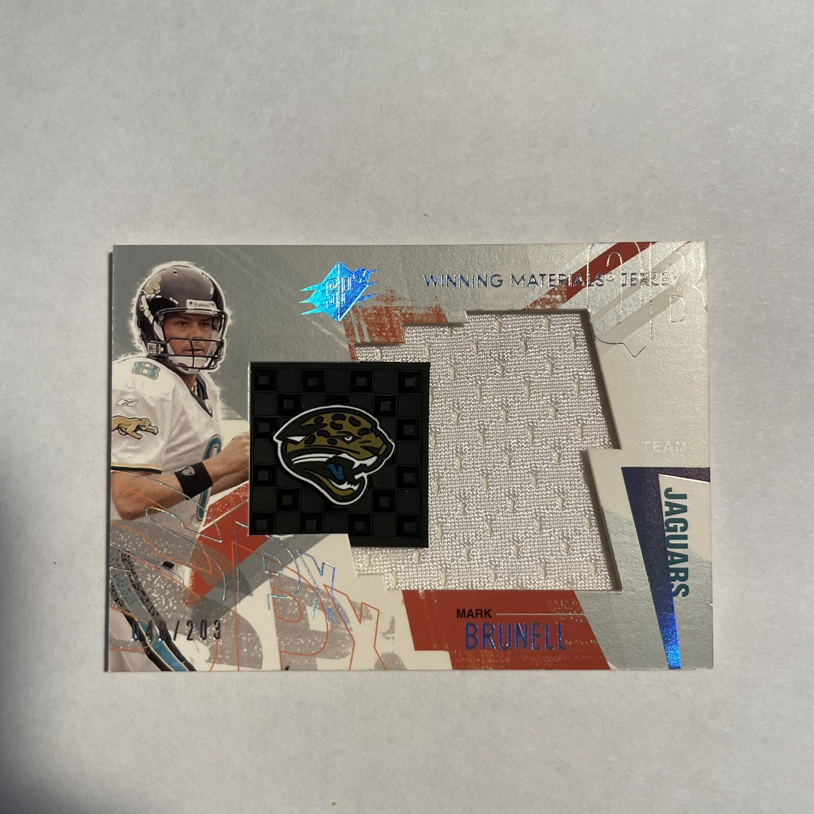 2003 SPx Winning Materials Jersey Team /203 Mark Brunell #NFL-MB