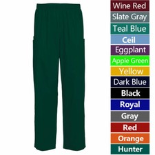 Men's Workwear Scrub pants Full Elastic Waist Cargo Pants