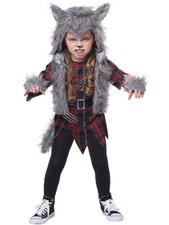 Wee Wolf Girl Werewolf Child's Costume