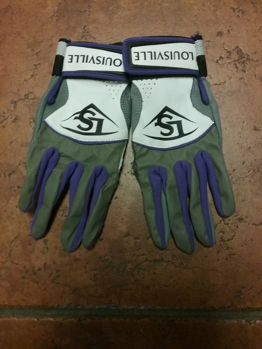 Gants De Baseball Louisville Slugger Diva Violets - Taille S - Pour Femme Ou Jeune