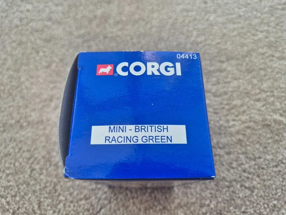 Corgi Clásicos 1/36 Mini Cooper Británico Carreras Verde Modelo Fundido Toy Car - Imagen 4 de 4