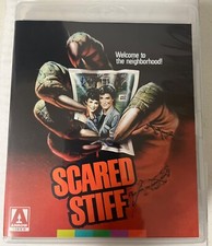 Scared Stiff Blu-ray 1987 Arrow Video With Booklet Reversible Artwork
