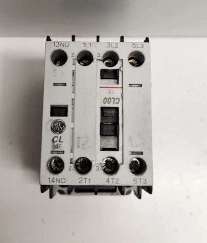 GUARANTEED! GE GENERAL ELECTRIC 10A 3POLE 1N.O. 120V COIL CONTACTOR CL00A310T